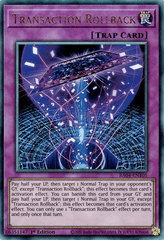 Transaction Rollback - RA04-EN105 - (PUR) Prismatic Ultimate Rare - 1st Edition